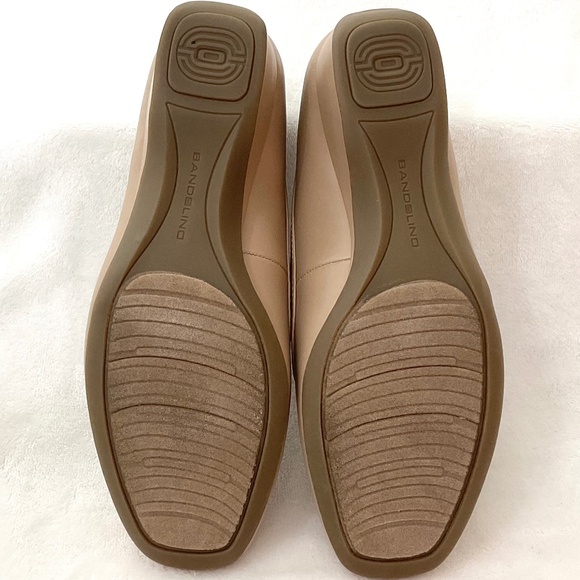 Beige Bandolino Lilas slip on leather comfort work shoes snake print  Sz 6.5M - Picture 8 of 15